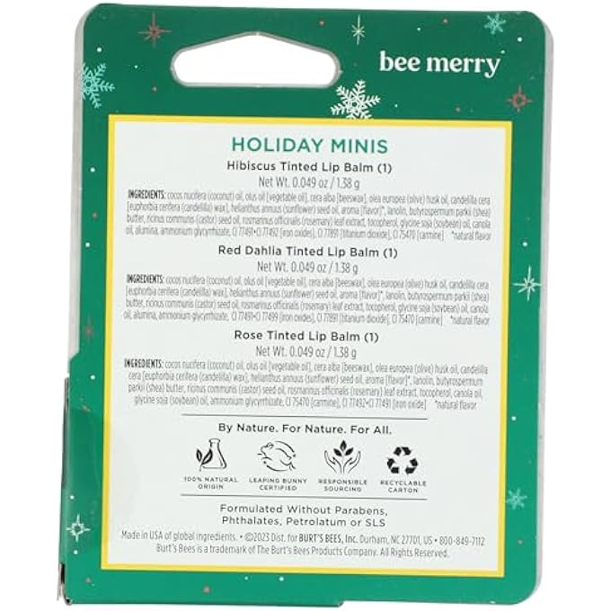 Burt's Bees BURTS BEES HOLIDAY MINIS LIP BALM 3 COUNT, 1 EA - Image 2